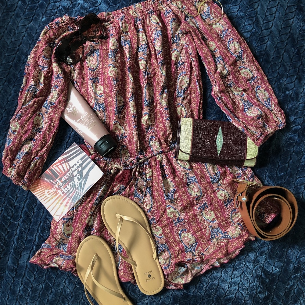 Boho American Eagle romper